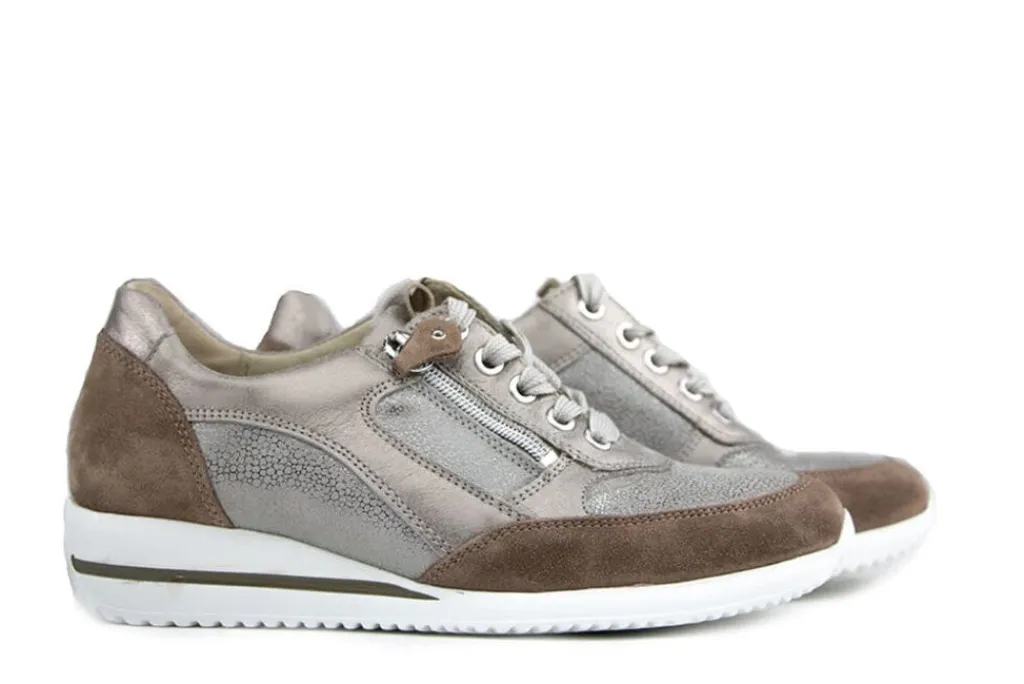 Sneakers | Wijdte H^Waldläufer Waldlaufer Sneaker Himona Eclis Nougat Stein