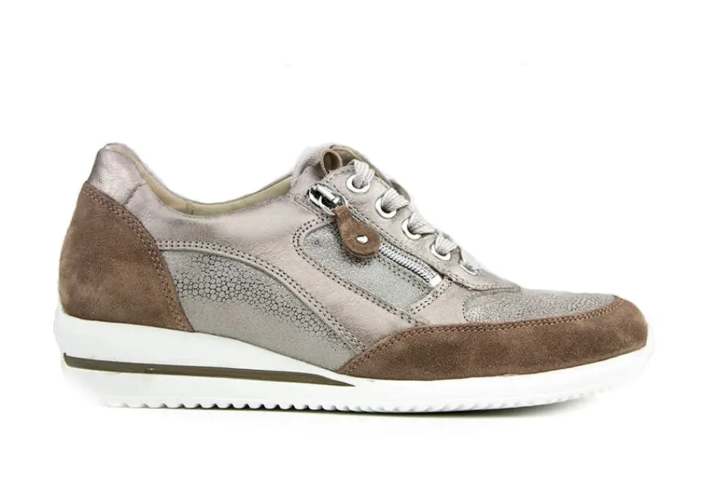 Sneakers | Wijdte H^Waldläufer Waldlaufer Sneaker Himona Eclis Nougat Stein
