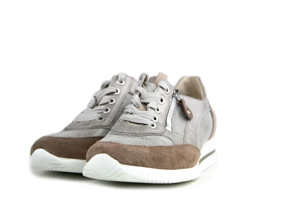 Sneakers | Wijdte H^Waldläufer Waldlaufer Sneaker Himona Eclis Nougat Stein