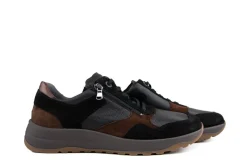 Sneakers^Waldläufer Waldlaufer Sneaker John Riva Schwarz Nuba
