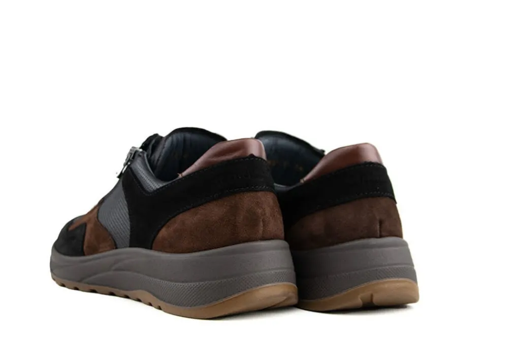 Sneakers^Waldläufer Waldlaufer Sneaker John Riva Schwarz Nuba