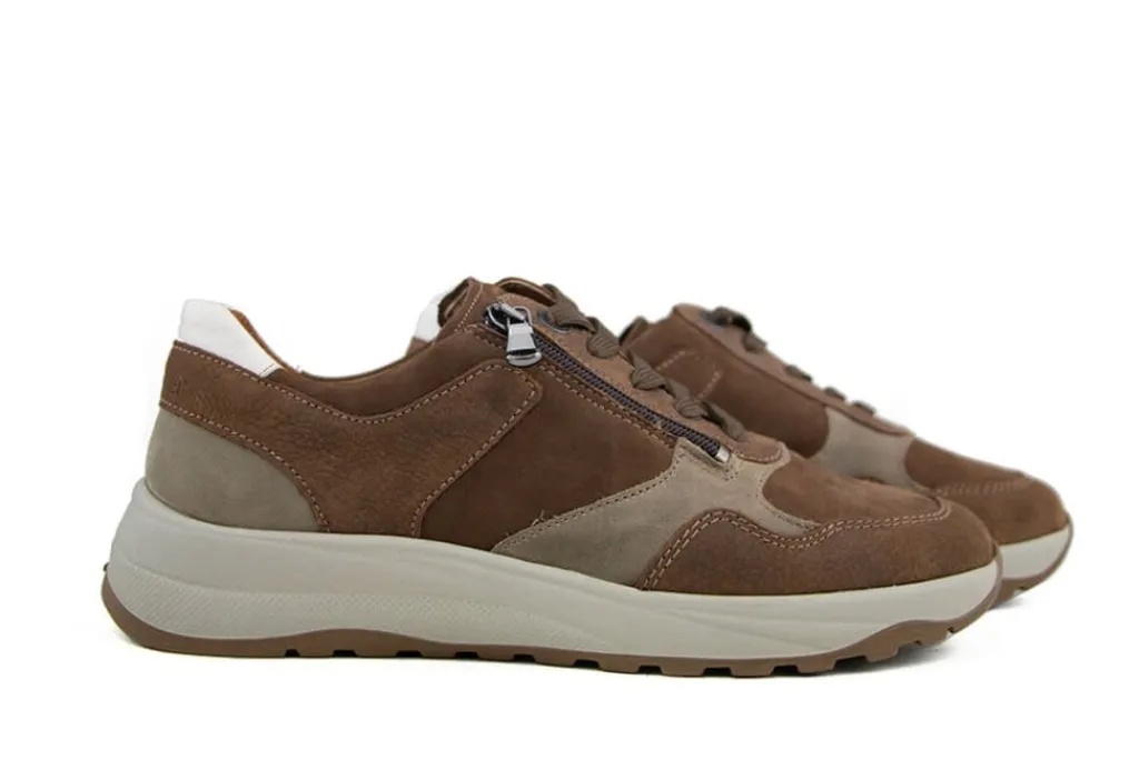 Sneakers^Waldläufer Waldlaufer Sneaker John Tabak Sand