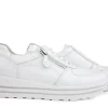 Sneakers | Wijdte H^Waldläufer Waldlaufer Sneaker Lana Hirsch Weiss Silber