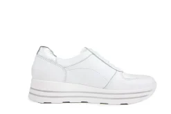 Sneakers | Wijdte H^Waldläufer Waldlaufer Sneaker Lana Hirsch Weiss Silber