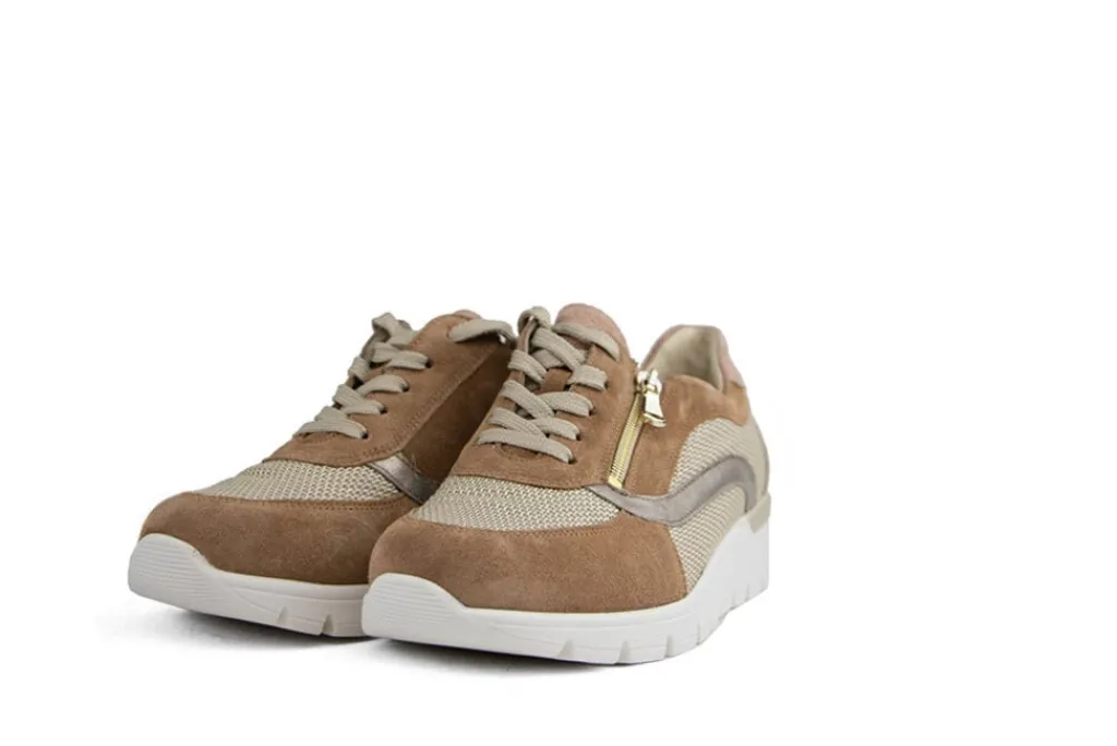 Sneakers | Wijdte K^Waldläufer Waldlaufer Sneaker Ramona Toffee Creme K