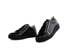 Sneakers | Wijdte H^Waldläufer Waldlaufer Sneaker Yuna Schwarz Gold