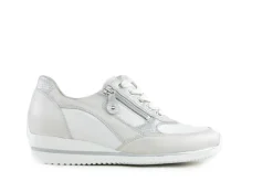 Sneakers^Waldläufer Waldlaufer Sneakers Himona Piga Wit Zilver