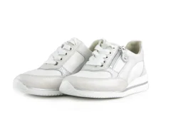 Sneakers^Waldläufer Waldlaufer Sneakers Himona Piga Wit Zilver