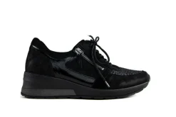 Sandalen En Slippers | Wijdte H^Waldläufer Waldlaufer Sneakers Zwart Clara Brizu Giraffe