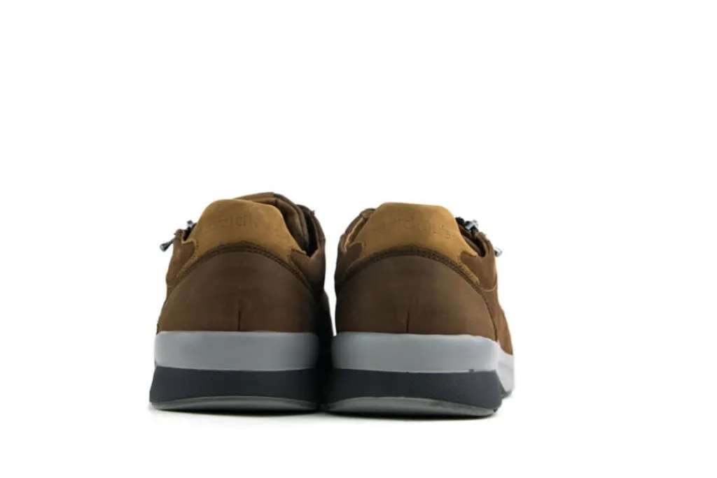 Veterschoenen^Waldläufer Waldlaufer Veter Fabian Crazy Horse Tabak Sienna