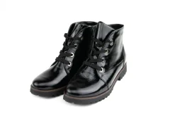 Veterboots En Bikerboots | Wijdte H^Waldläufer Waldlaufer Veterboot Elisa Schwarz Taipei