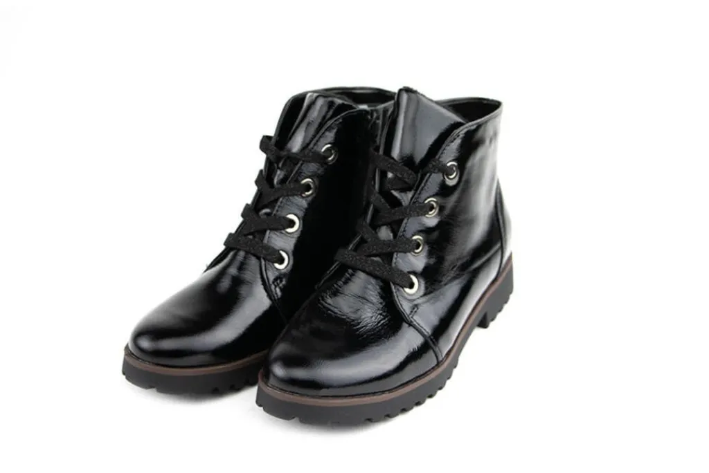 Veterboots En Bikerboots | Wijdte H^Waldläufer Waldlaufer Veterboot Elisa Schwarz Taipei