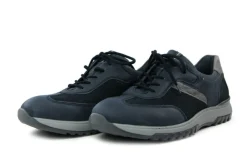 Veterschoenen^Waldläufer Waldlaufer Veterschoen Klaas Denver Donkerblauw