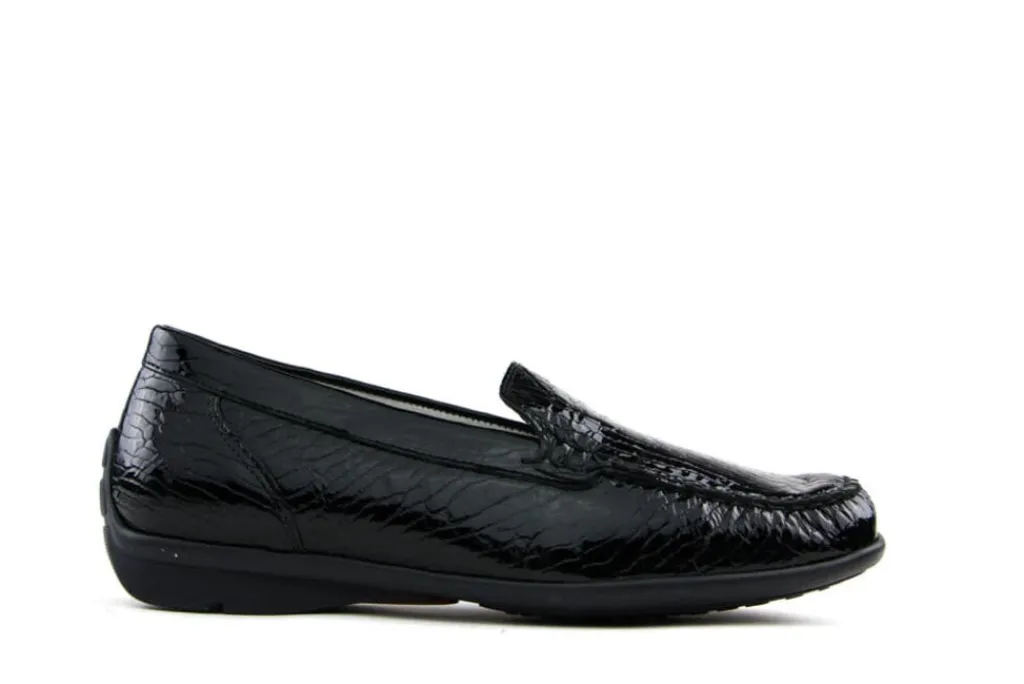 Loafers | Wijdte H^Waldläufer Loafers Zwart Harriet Brez