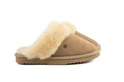 Pantoffels^Warmbat Boots Flurry Camel Suede