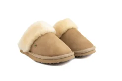 Pantoffels^Warmbat Boots Flurry Camel Suede