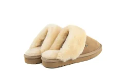 Pantoffels^Warmbat Boots Flurry Camel Suede