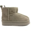 Enkellaarzen^Warmbat Boots Wallaby Plateau Moss Suede