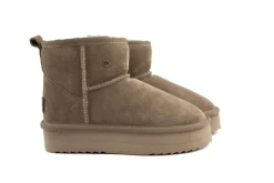 Enkellaarzen^Warmbat Boots Wallaby Plateau Mud Suede