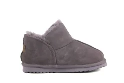 Pantoffels^Warmbat Boots Willow Plum Paars Suede