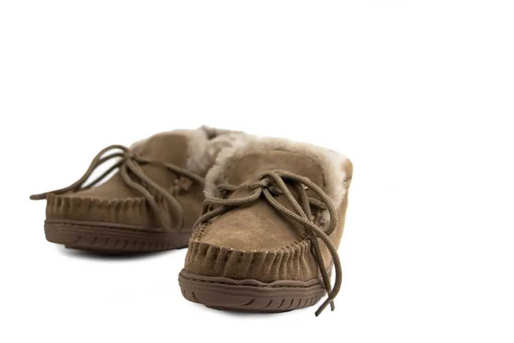 Pantoffels^Warmbat Bunya Mud Suede