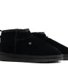 Pantoffels | Enkellaarzen^Warmbat Durack Woman Black Suede