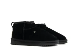 Pantoffels | Enkellaarzen^Warmbat Durack Woman Black Suede