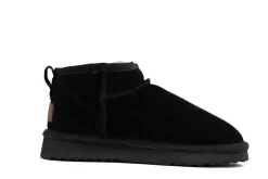 Pantoffels | Enkellaarzen^Warmbat Durack Woman Black Suede