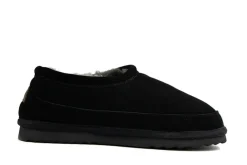 Pantoffels^Warmbat Ebor Black Suede