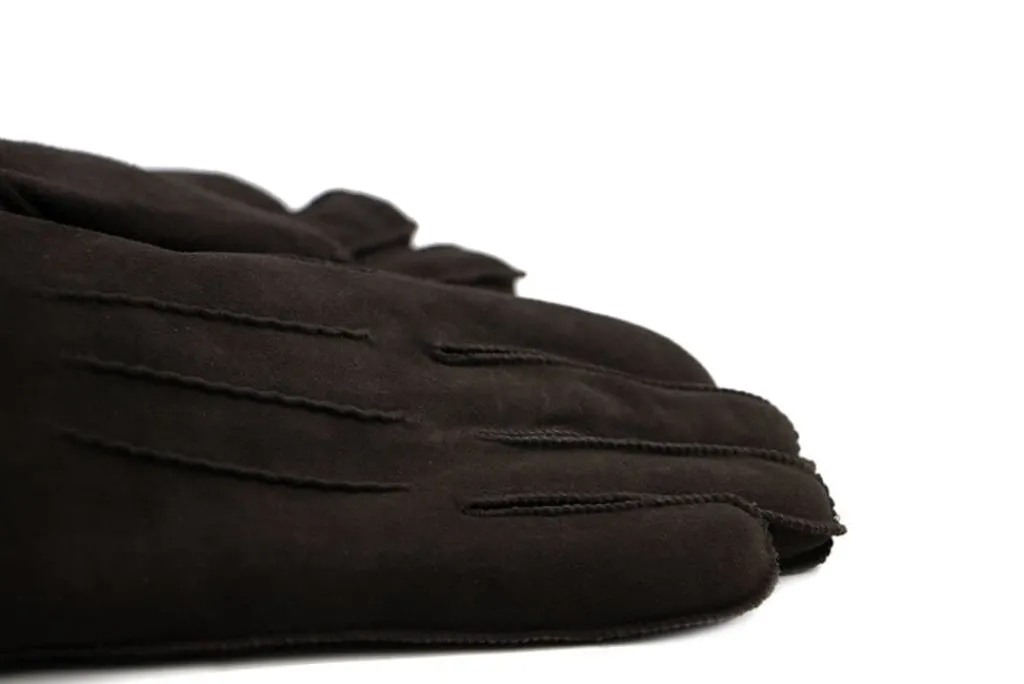 Herenaccessoires^Warmbat Gloves Men Choco Suede