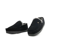 Pantoffels^Warmbat Grizzly Men Charcoal Suede
