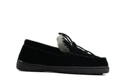 Pantoffels^Warmbat Koala Black Suede