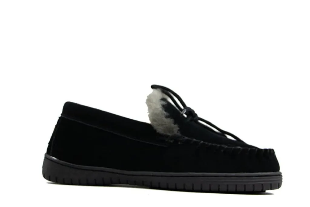 Pantoffels^Warmbat Koala Black Suede