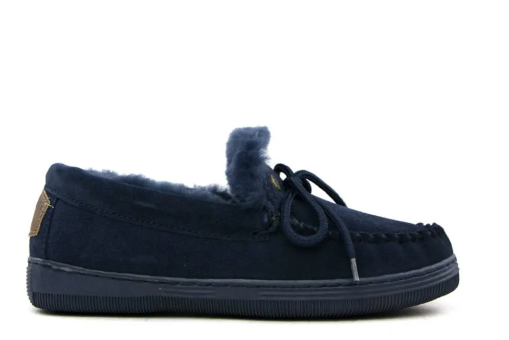 Pantoffels^Warmbat Koala Dark Navy Suede