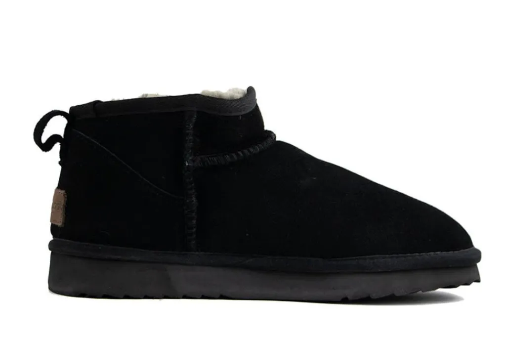 Pantoffels^Warmbat Laarzen Durack Men Black Suede