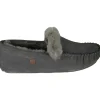 Pantoffels^Warmbat Mocassins Grijs