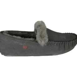 Pantoffels^Warmbat Mocassins Grijs