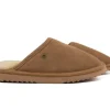 Pantoffels^Warmbat Muil Cognac Suede Classic
