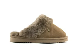 Pantoffels^Warmbat Muil Flurry Mud Suede