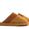 Pantoffels^Warmbat Muilen Cognac  Perth Suede Ribcord