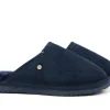 Pantoffels^Warmbat Muilen Donkerblauw Suède