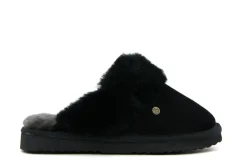 Pantoffels^Warmbat Muilen Flurry Zwart