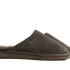 Pantoffels^Warmbat Muilen Taupe Classic Pebble Suede