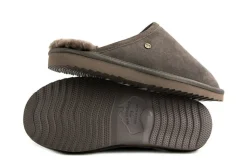 Pantoffels^Warmbat Muilen Taupe Classic Pebble Suede