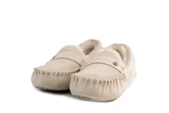 Pantoffels^Warmbat Pantoffels Beige Nowra Blush Suede
