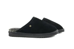 Pantoffels^Warmbat Pantoffels Classic Black Suede
