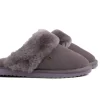 Pantoffels^Warmbat Pantoffels Flurry Plum Suede