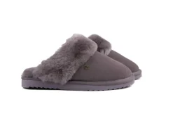 Pantoffels^Warmbat Pantoffels Flurry Plum Suede