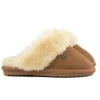 Pantoffels^Warmbat Pantoffels Flurry Kids Cognac Suede