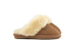 Pantoffels^Warmbat Pantoffels Flurry Kids Cognac Suede